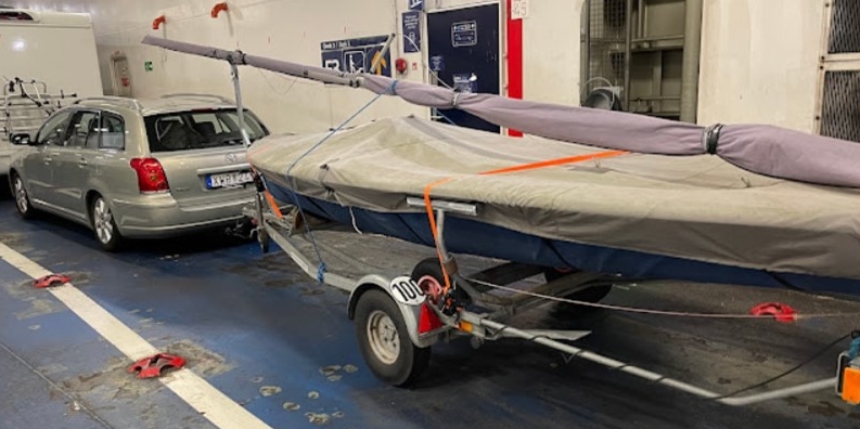 Anders och JAcob p vg till Kiel